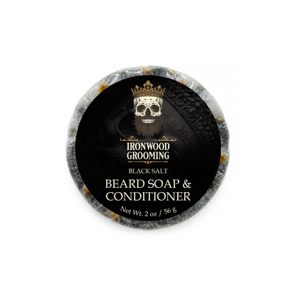 Black Salt Beard Soap & Conditioner