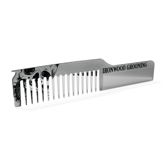 Stainless Dual Tooth Comb